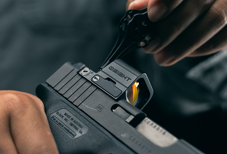 Kolimátor OSIGHT SE 2 MOA GN - footprint