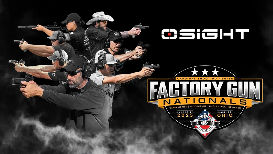 OSIGHT Factory Gun Nationals: USPSA practical shooting competition with various firearm divisions, Marengo, Ohio, June 27-29, 2025.