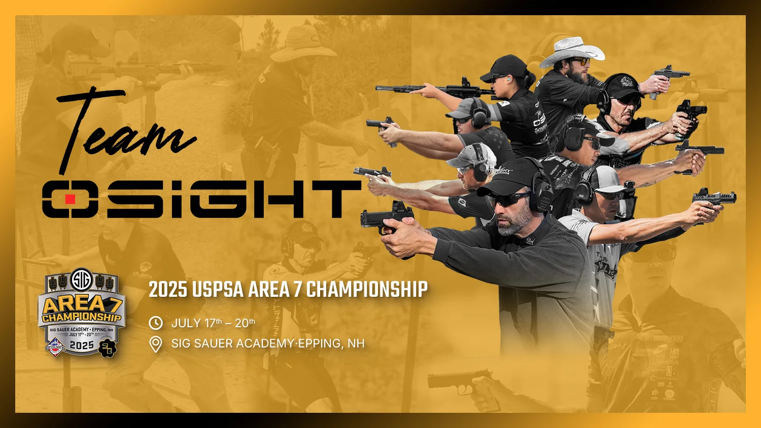 OSIGHT Proudly Sponsors the 2025 USPSA Area 7