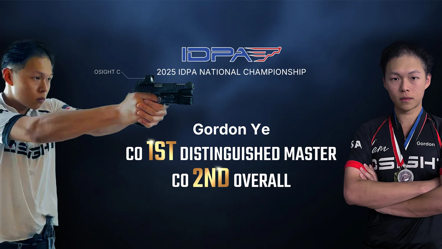 OSIGHT Spotlight: Gordon Ye — Rising Star of the IDPA World