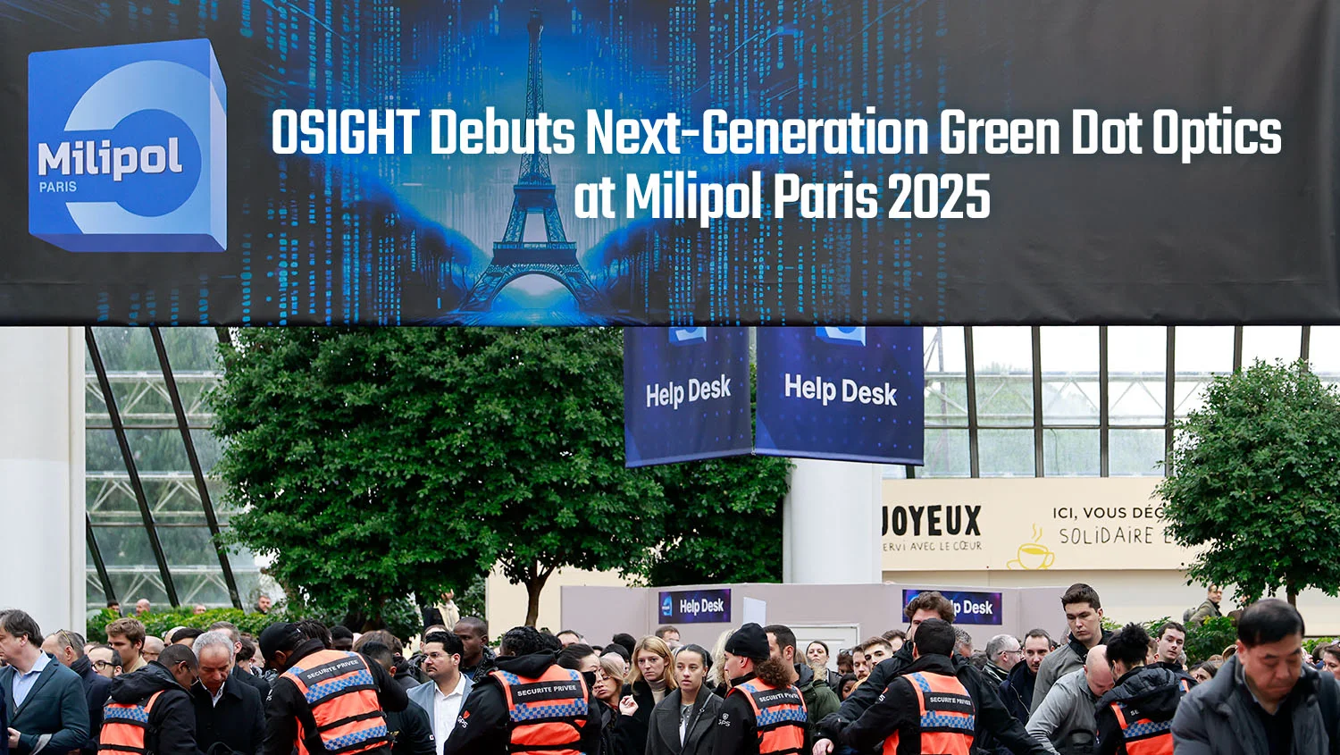 OSIGHT Debuts Next-Generation Green Dot Optics at Milipol Paris 2025